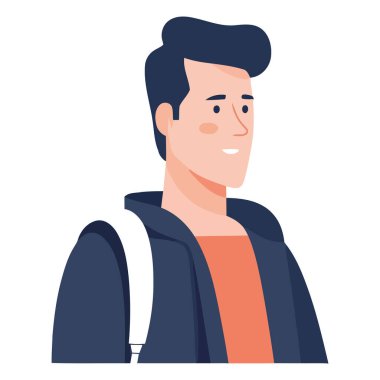 Beyazların üzerinde duran bir kişi