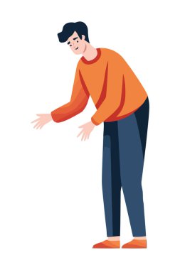 Sağlıklı yaşam tarzı neşeyle yürüyor, şirin çocuk simgesi izole edilmiş.