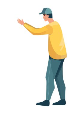 Beyzbol şapkası simgesi olan bir kişi izole edildi