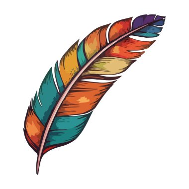 Tüy tüy kalem doğa mürekkep deseni simgesi izole yazar