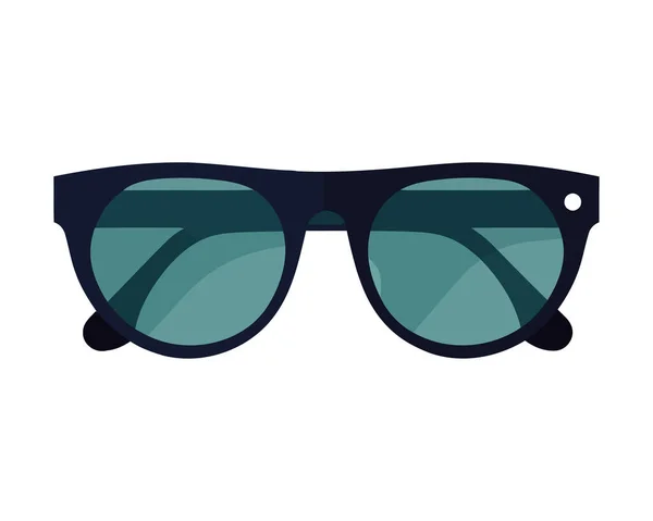 Óculos Sol Moda Ícone Moderno Isolado — Vetor de Stock