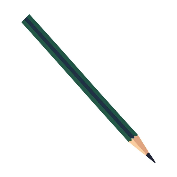 Bleistift Erstellt Moderne Cartoon Hintergrund Design Ikone Isoliert — Stockvektor