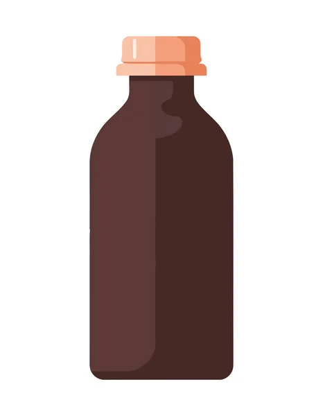 Bottle Drink Fresh Icon Design Style Isolated — Stock Vector
