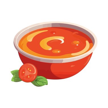 Taze sebze aperatifi, sağlıklı gurme yemek süsü. izole