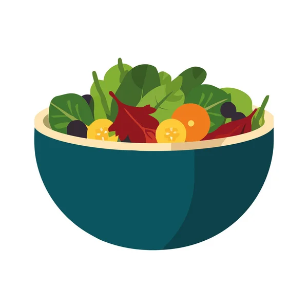Čerstvá Zelenina Byliny Aby Zdravé Jídlo Ikona Izolované — Stockový vektor