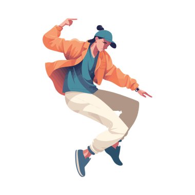 Beyazların üzerinden atlayan kaslı sporcu