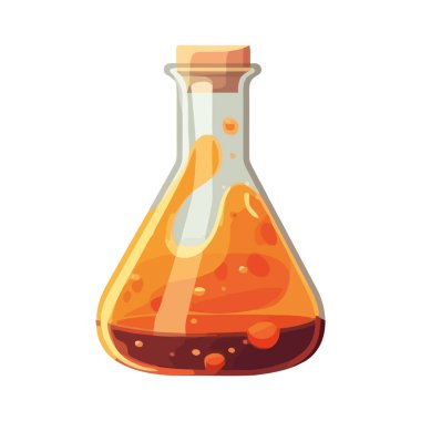 Laboratuvar cam teçhizatı beyaz üzerine