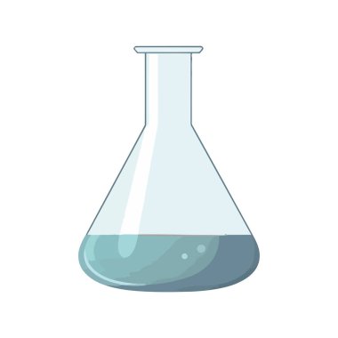 Beyaz üzerinde şeffaf test tübü