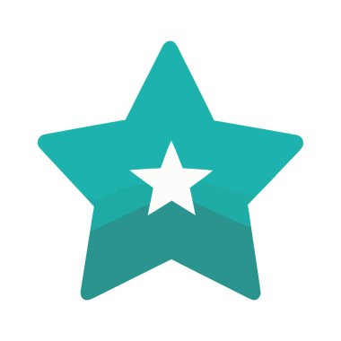 Beyaz yerine mavi yıldız tasarımı