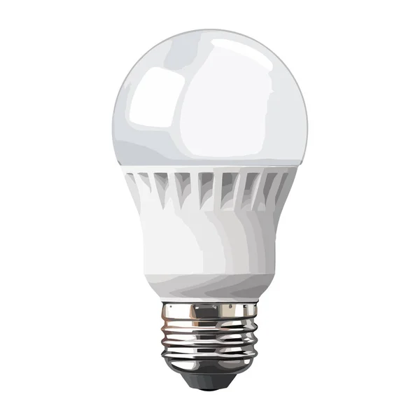 Lightbulb Design Illustration White — Stock Vector