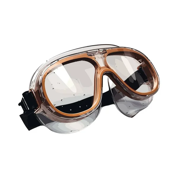 Diseño Gafas Brillantes Sobre Blanco — Vector de stock