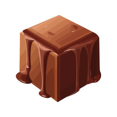 üzerine beyaz çikolata tatlı tatlı