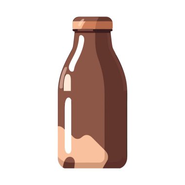 Beyaz yerine organik viski şişesi.