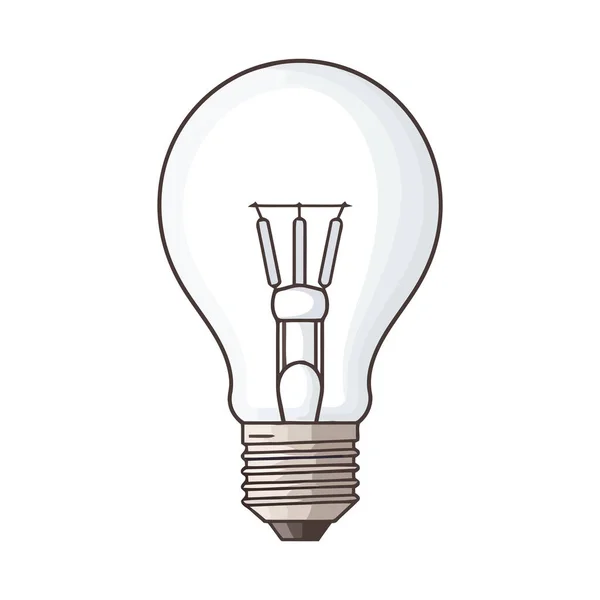 電球のデザイン図です — ストックベクタ