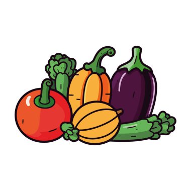 Beyazlar yerine sağlıklı sonbahar sebzeleri.