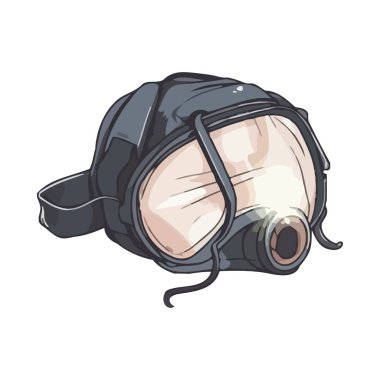 Beyaz üzerinde dalış için koruyucu ekipman