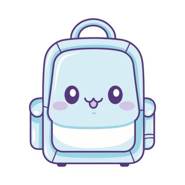 Beyaz üzerinde sevimli valizlerle seyahat etmek