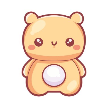 Sevimli oyuncak ayı, bebeğe beyazdan daha fazla neşe verir.