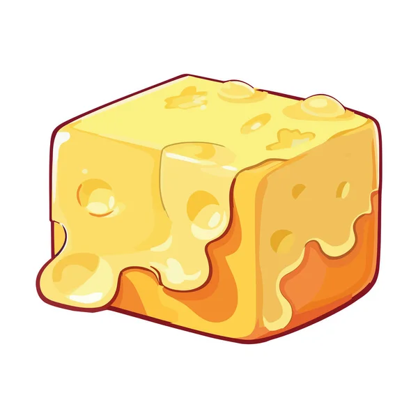맛있는 치즈를 — 스톡 벡터