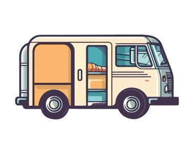 Kara aracıyla seyahat, izole edilmiş özgürlük simgesiyle keşif.