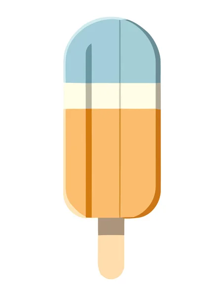 Geschmacksverstärktes Eis Eine Süße Leckerei — Stockvektor