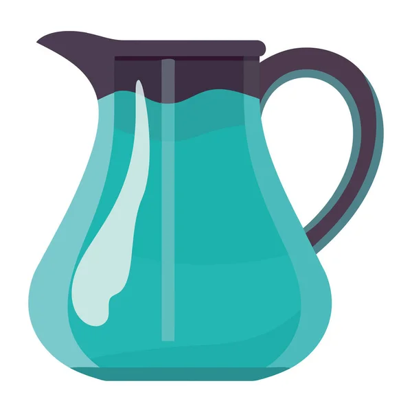 Vector Illustration Antique Earthenware Pottery Jug Icon Isolated — ストックベクタ