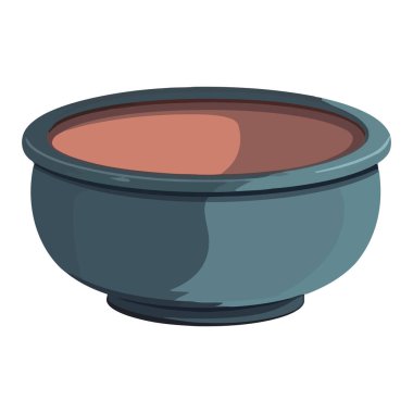 Antika vazo mutfak ikonu izole edildi