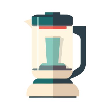 Blender mutfak ekipmanları simgesi tasarımı izole edildi