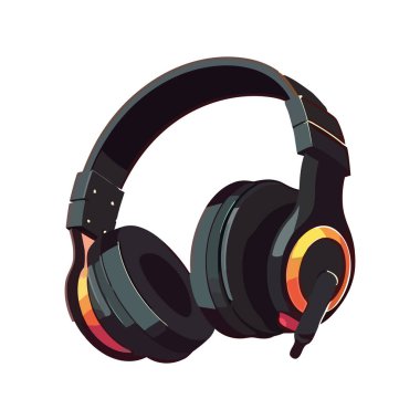 Modern kulaklıklar müzik simgesinin yaratıcılığını sembolize eder.