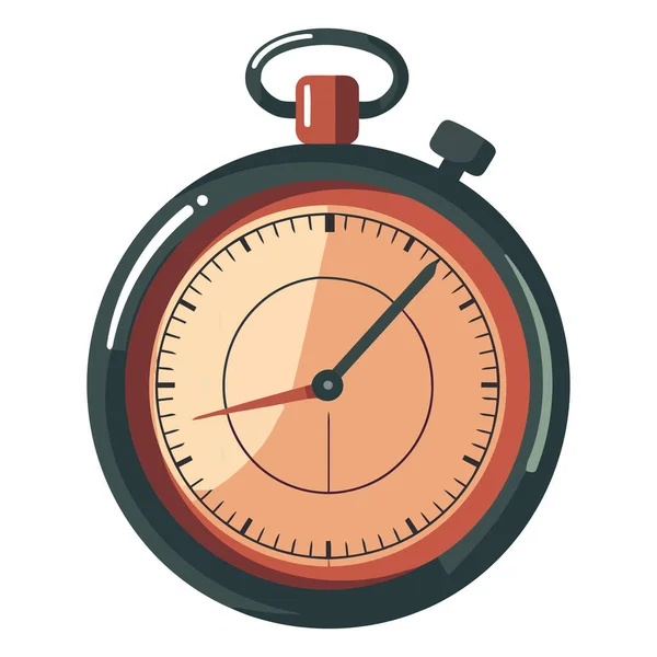 Timer Kronometer Instrument Ikon Isolerad — Stock vektor