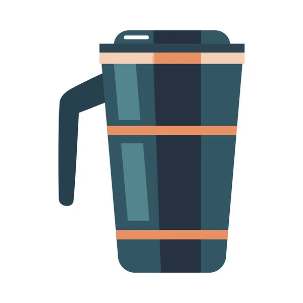 Bort Kaffekopp Ikon Isolerad — Stock vektor