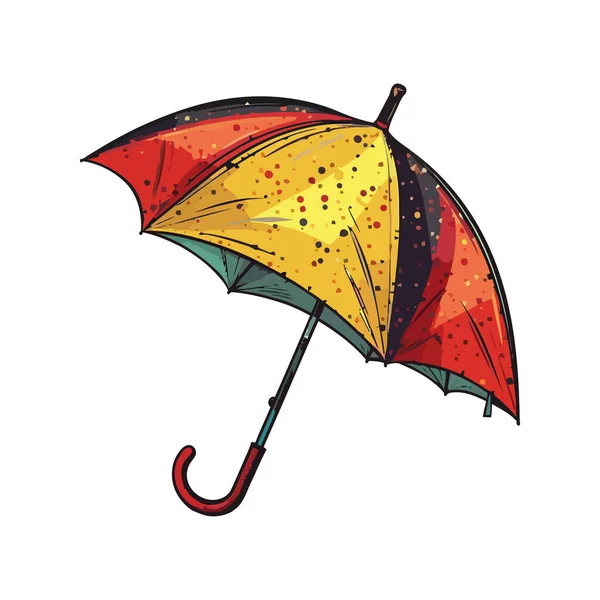 Deštník Pro Počasí Mokré Ikony Izolované — Stockový vektor