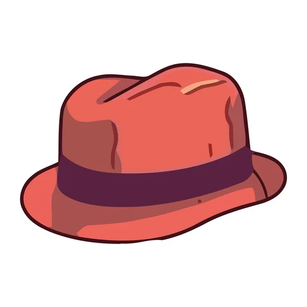Ilustración Moda Icono Sombrero Único Aislado — Vector de stock