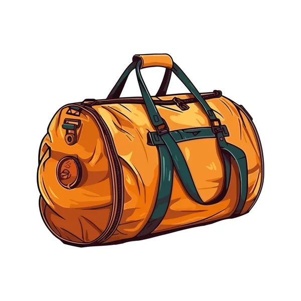 Backpack Equipment Hiking Travel Icon Isolated — Stock Vector