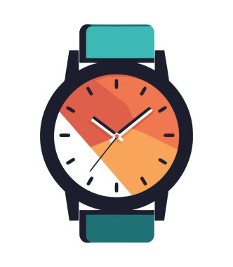 Zaman bitiş simgesi için saat yüzündeki geri sayım sembolü izole edildi