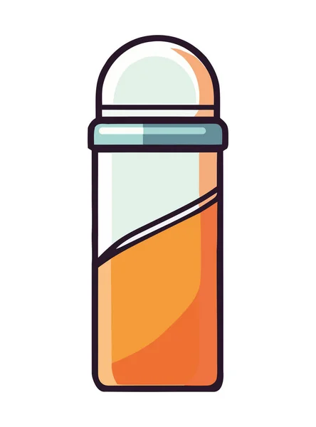 Single Object Prescription Medicine Bottle Icon Isolated — Stock Vector