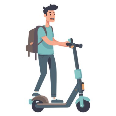 Motosikletli bir çocuk beyazın üzerinden geçiyor