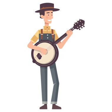 Beyazlar üzerinde banço oynayan bir kişi