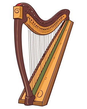 Beyaz yerine klasik arp çizimi