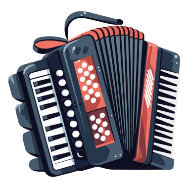 Beyaz yerine siyah akordeon tasarımı