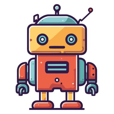 Beyazın üzerinde gelecekçi robot tasarımı