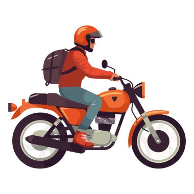 Bisikletli adam hızı beyazın üzerinde