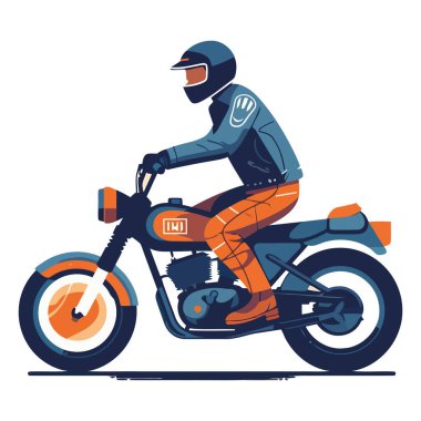 Bisikletli adam hızı beyaza karşı modern bisiklet