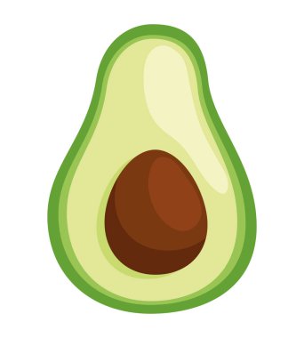 avocado vegetable organic icon isolated