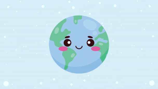 Frieden Der Welt Kampagne Animation Video Animiert — Stockvideo