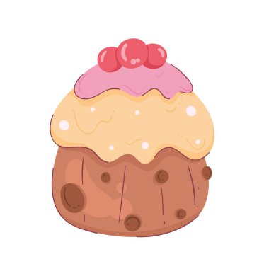 Beyaz yerine kırmızı meyveli kupa