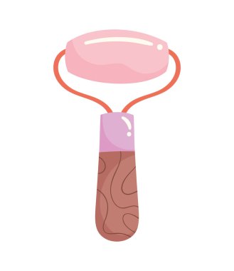 Güzellik silindiri beyaz üzerine dizayn