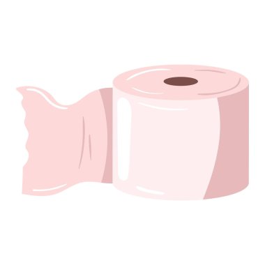 tuvalet kağıdı simgesi izole edilmiş
