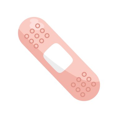 yara bandı illüstrasyon vektörü izole