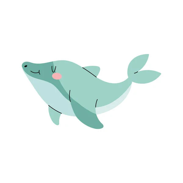 Vecteur Illustration Gribouillage Requin Isolé — Image vectorielle